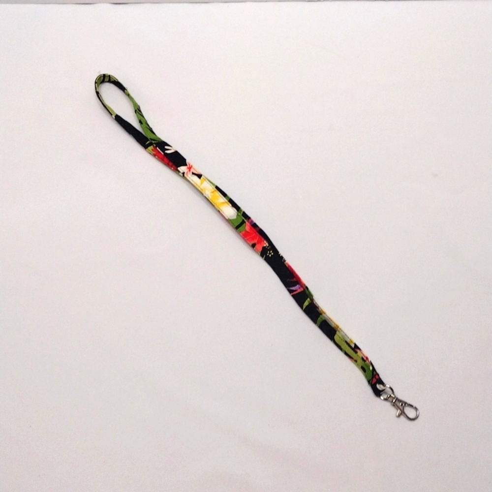 Colorful Fabric Lanyard with Clip
